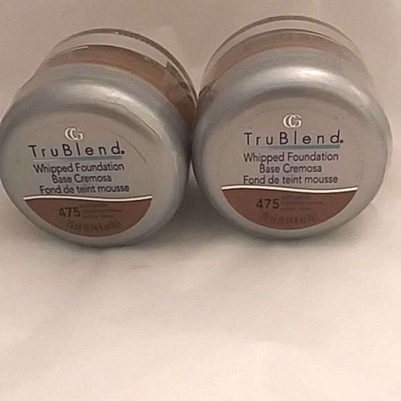 (2) Covergirl Tru Blend Whipped Foundation 475 Soft Sable - Picture 1 of 5